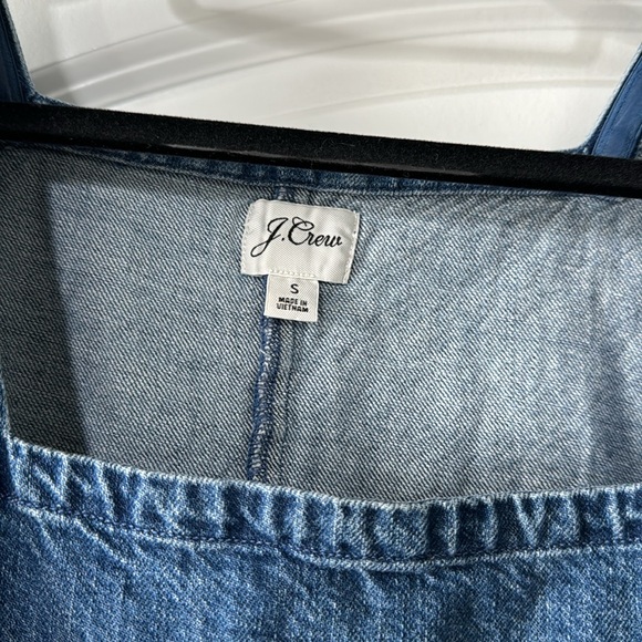 J Crew denim shirt, square neck -size small - Picture 2 of 5